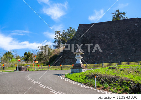 宮城県仙台市 仙台城 本丸北壁石垣 113943830