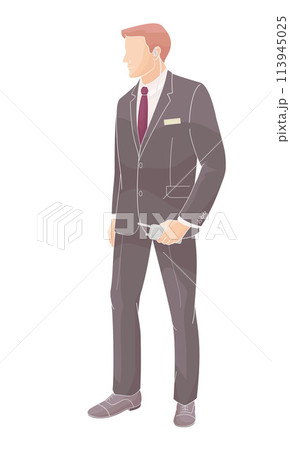 hotel staff   male  character, security 113945025