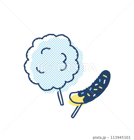 わたあめとチョコバナナ 113945101