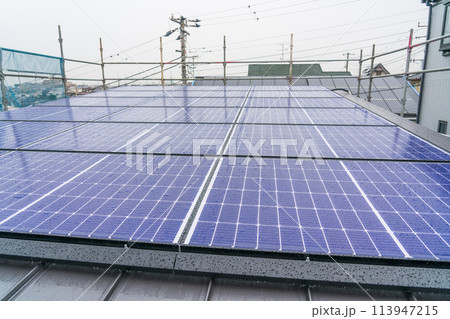 新築戸建ての太陽光発電 新築戸建ての太陽光発電 113947215