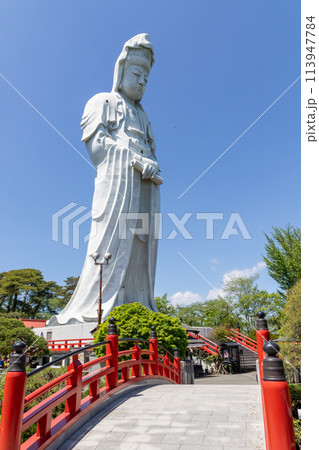新緑と白衣大観音　群馬県高崎市 113947784