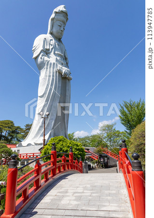新緑と白衣大観音　群馬県高崎市 113947785