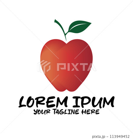 Apple logo design concept 113949452