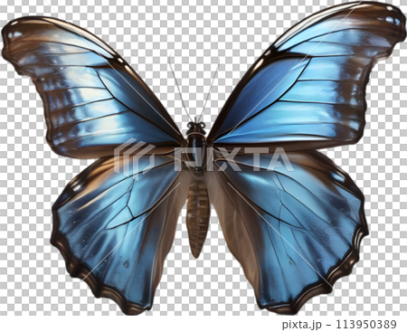 Colorful and elegant butterfly image. 113950389