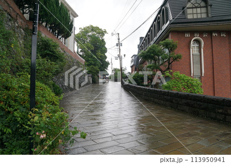 雨のオランダ坂 113950941