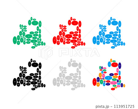 市町村入り地図＿青森県＿デフォルメ-06 113951725