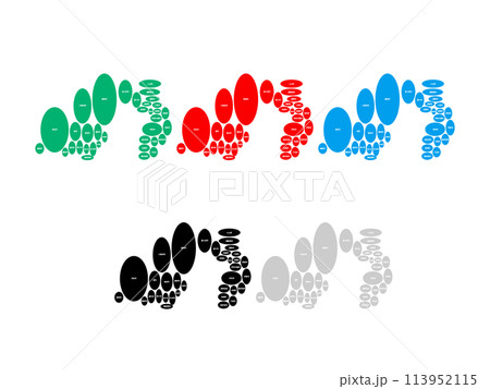 市町村入り地図_静岡県_デフォルメ-06 市町村入り地図_静岡県_デフォルメ-06 113952115