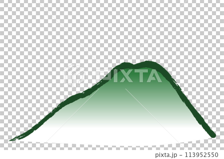 手繪的一座山的水墨插圖 手繪的一座山的水墨插圖 113952550
