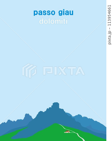パッソ・ジアウ passo giau ドロミーティ dolomiti イタリア italia パッソ・ジアウ passo giau ドロミーティ dolomiti イタリア italia 113954661