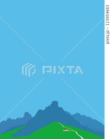 パッソ・ジアウ　passo giau　ドロミーティ　dolomiti　イタリア　italia 113954663