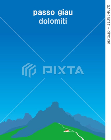 パッソ・ジアウ passo giau ドロミーティ dolomiti イタリア italia パッソ・ジアウ passo giau ドロミーティ dolomiti イタリア italia 113954670