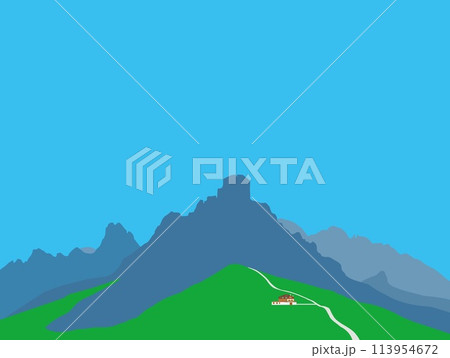 パッソ・ジアウ passo giau ドロミーティ dolomiti イタリア italia パッソ・ジアウ passo giau ドロミーティ dolomiti イタリア italia 113954672