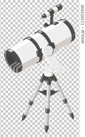Astronomical telescope (reflecting type, altazimuth mount) Astronomical telescope (reflecting type, altazimuth mount) 113955840