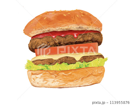 トマトバーガー（ダブル） 113955876