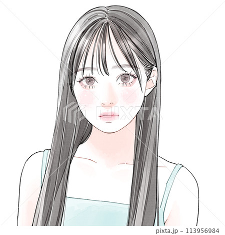 黒髪の女の子 113956984