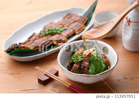 うざく（きゅうりと鰻の酢の物） 113957051