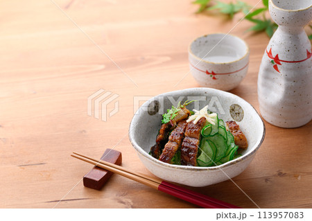 うざく（きゅうりと鰻の酢の物） 113957083
