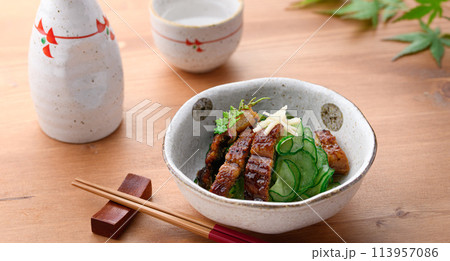 うざく（きゅうりと鰻の酢の物） 113957086