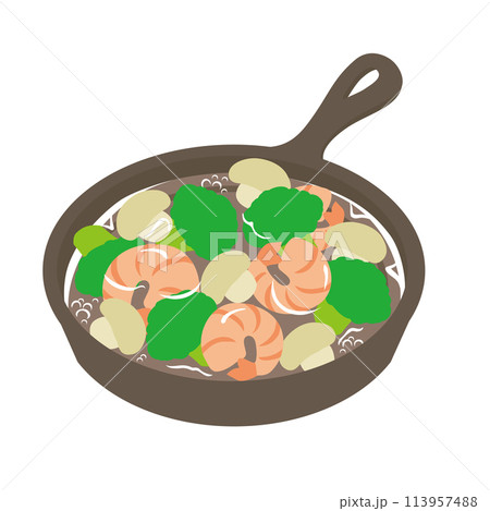 アヒージョ イラスト アヒージョ イラスト 113957488