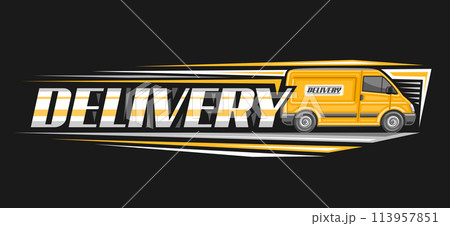 Vector logo for Delivery Van Vector logo for Delivery Van 113957851