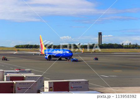 ハワイの空港の風景 113958392