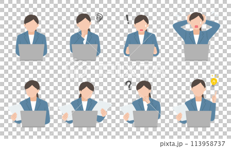 Desk work suit women's set Desk work suit women's set 113958737