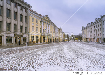 エストニア・タルトゥ 冬のラエコヤ広場 / Tartu, Estonia エストニア・タルトゥ 冬のラエコヤ広場 / Tartu, Estonia 113958764