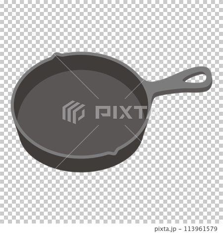 Illustration of skillet Illustration of skillet 113961579