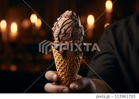 Ice cream, a dessert foodstuff, an ancient delicacy. Food in heat and summer, candy and tasty, a refreshing dessert, sweet. Frozen dessert of fruit, cream of dairy products. Ice cream, a dessert foodstuff, an ancient delicacy. Food in heat and summer, candy and tasty, a refreshing dessert, sweet. Frozen dessert of fruit, cream of dairy products. 113961703
