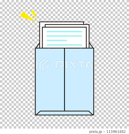 信封中的文件 - 請求資訊的圖像 113961882