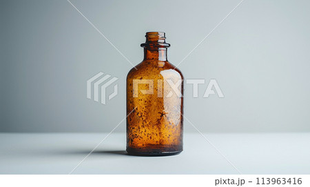 Bottle isolated on white background. 113963416
