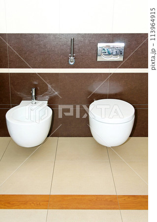 Brown toilet 113964915