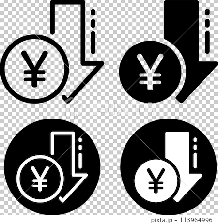 日圓貶值 日圓貶值圖示集 日圓貶值 日圓貶值圖示集 113964996