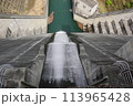ダムの上からの景色 113965428