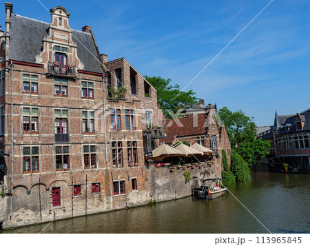 the city of Gent in Belgium 113965845