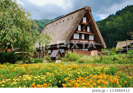 世界遺産 白川郷合掌造り集落 世界遺産 白川郷合掌造り集落 113966412