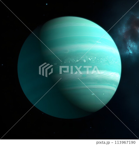 天王星 ウラヌス：ガス巨星の秘密と驚異的な季節変動 No.005　AI生成画像 113967190