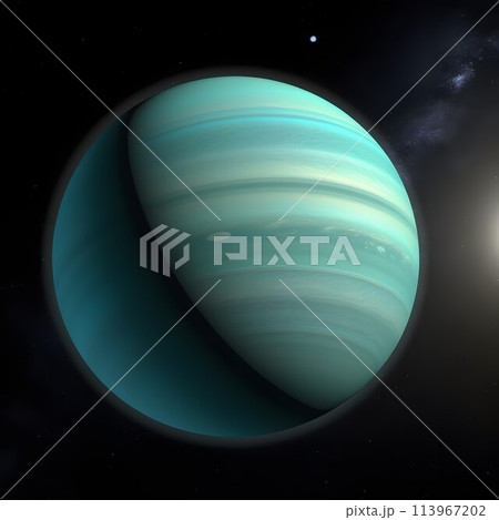 天王星 ウラヌス：ガス巨星の秘密と驚異的な季節変動 No.006　AI生成画像 113967202