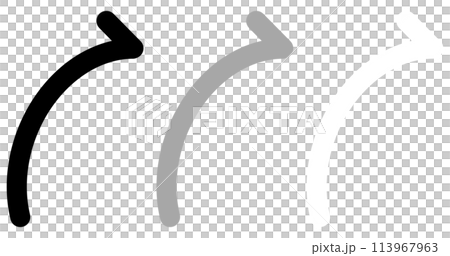 Monochrome Arrows Monochrome Curved Arrows Monochrome Minimal Arrows Monochrome Minimal Curved Arrows illustration Set Collection 113967963