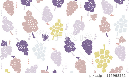グレープの北欧デザインパターン柄 113968381