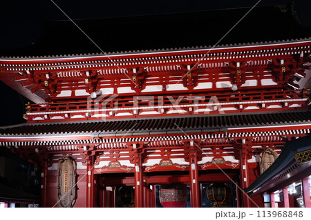 日本 東京 浅草 浅草寺 宝蔵門	 113968848
