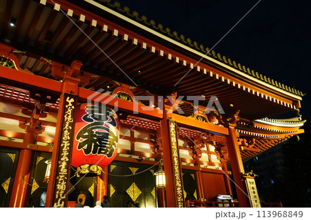 日本 東京 浅草 浅草寺 本堂 日本 東京 浅草 浅草寺 本堂 113968849