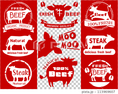 Stamp material beef set 113969607