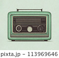 Old Radio Receiver 113969646