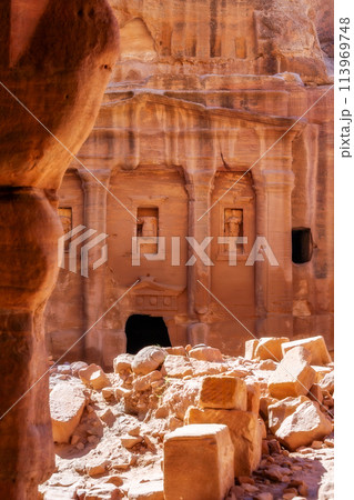 Tomb of the Roman Soldier, Petra, Jordan Tomb of the Roman Soldier, Petra, Jordan 113969748