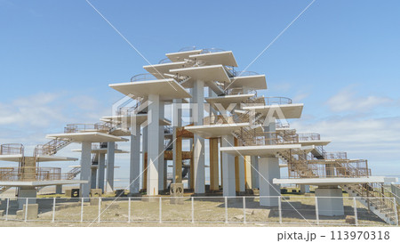 【千葉県富津市】富津岬・千葉県立富津公園・明治百年展望塔 113970318