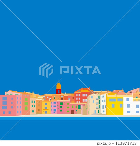 サントロペ　saint tropez　ビーチ　plage　コートダジュール　フランス 113971715