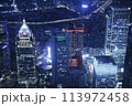 高層ビルからの夜景 113972458