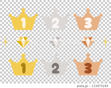 Simple crown mark ranking Simple crown mark ranking 113973284