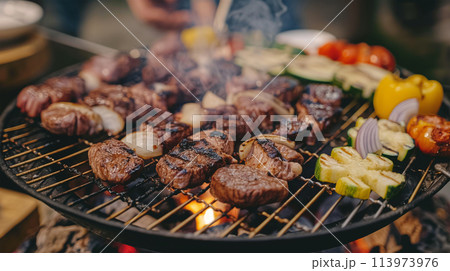 BBQ バーベキュー BBQ バーベキュー 113973976